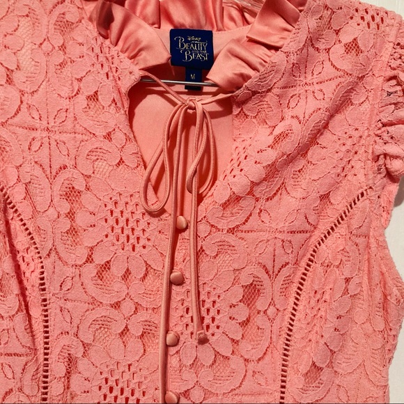 Disney Beauty and the Best junior’s Ruffle Mockneck lace Dress Size:M - Picture 7 of 11